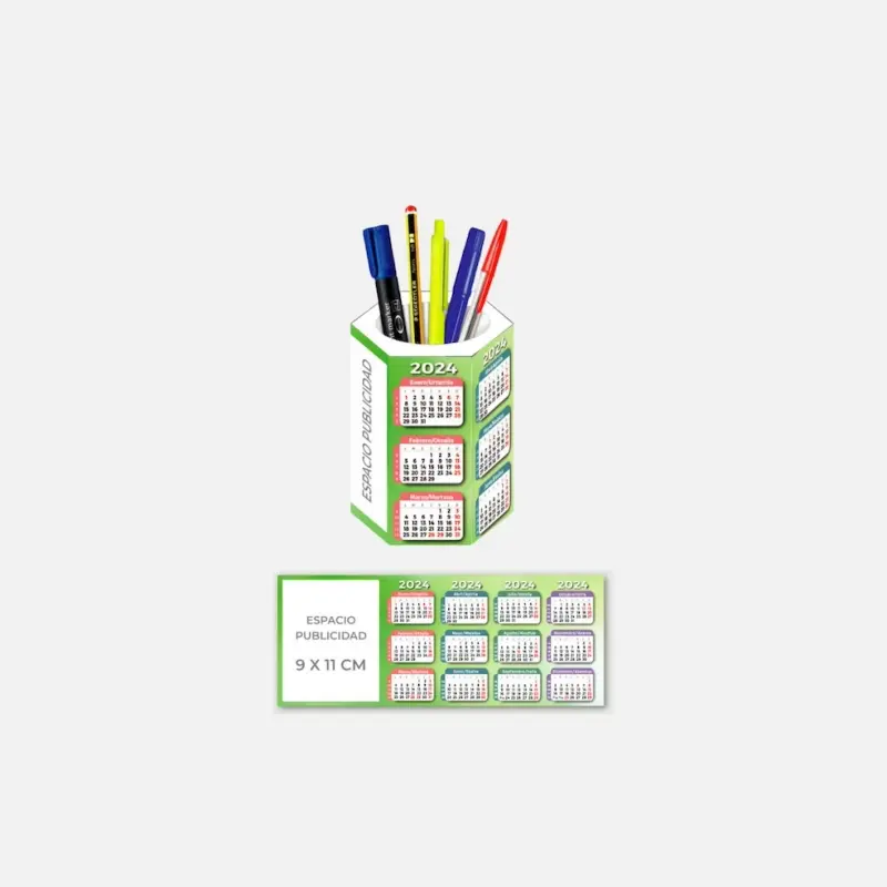 cubo calendario mesa