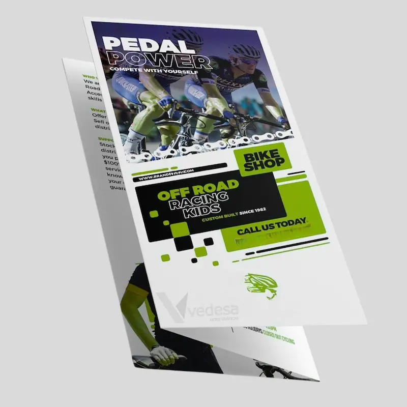 Tríptico con imagen